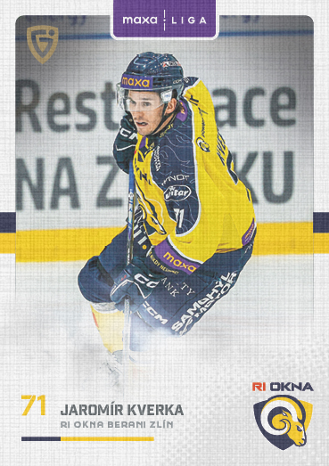 Kverka Jaromír 25-26 GOAL Cards Maxa liga Canvas #ZLI-13