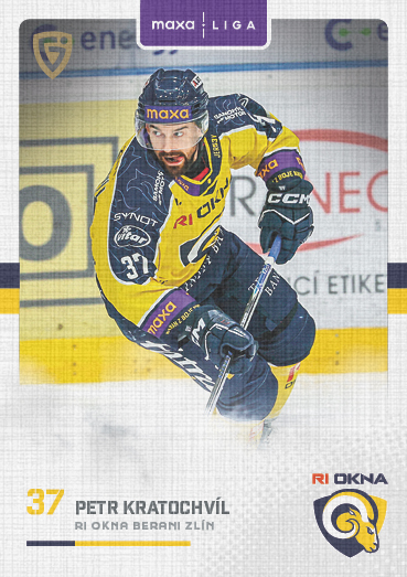 Kratochvíl Petr 25-26 GOAL Cards Maxa liga Canvas #ZLI-15