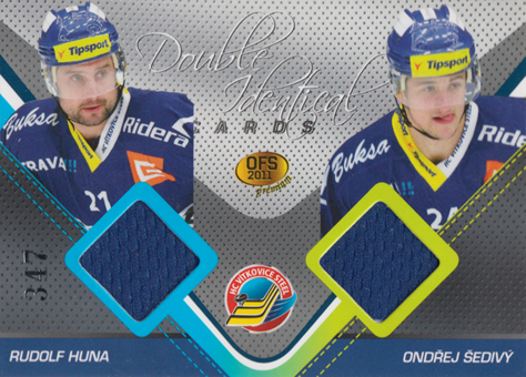 Huna Šedivý 2011 OFS Premium Double Identical Cards #J-04