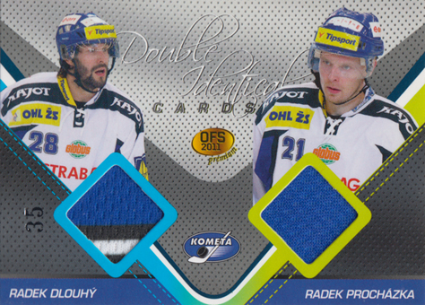 Dlouhý Procházka 2011 OFS Premium Double Identical Cards #J-06