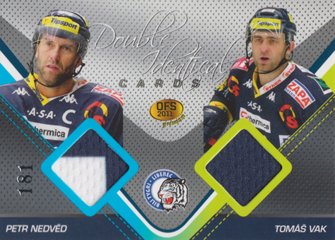 Nedvěd Vak 2011 OFS Premium Double Identical Cards #J-07