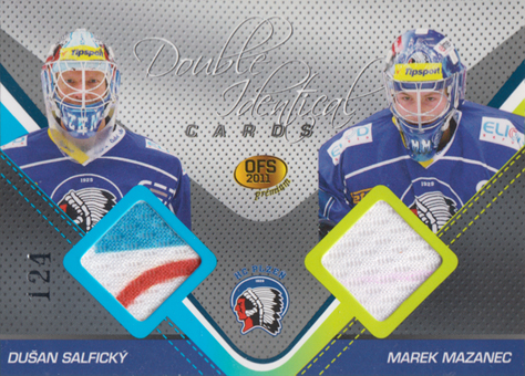 Salfický Mazanec 2011 OFS Premium Double Identical Cards #J-09