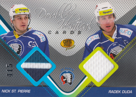 St. Pierre Duda 2011 OFS Premium Double Identical Cards #J-10