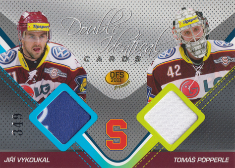 Vykoukal Pöpperle 2011 OFS Premium Double Identical Cards #J-17