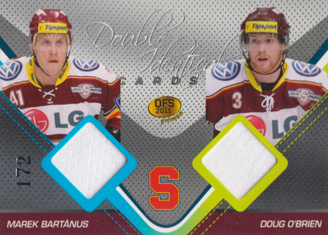 Bartánus O'Brien 2011 OFS Premium Double Identical Cards #J-18