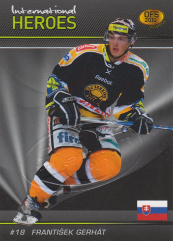 Gerhát František 2011 OFS Premium International Heroes Gold Embossed #11