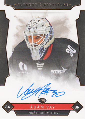 Vay Ádám 25-26 GOAL Cards Maxa liga Authentic Signature #CHOM-10