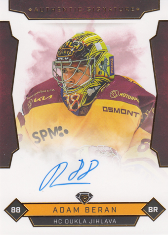Beran Adam 25-26 GOAL Cards Maxa liga Authentic Signature #JIH-1