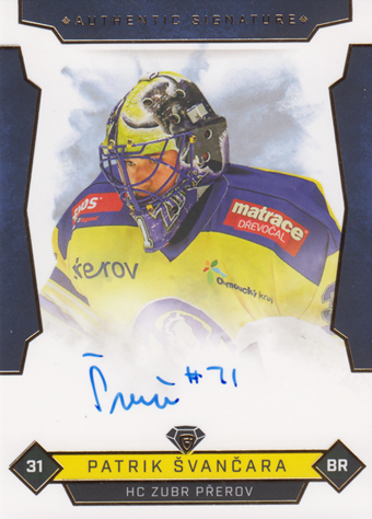 Švančara Patrik 25-26 GOAL Cards Maxa liga Authentic Signature #PRE-1