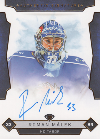Málek Roman 25-26 GOAL Cards Maxa liga Authentic Signature #TAB-1