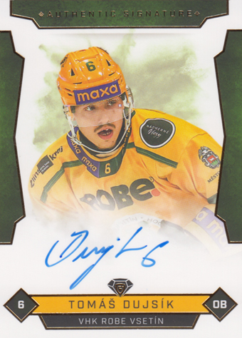 Dujsík Tomáš 25-26 GOAL Cards Maxa liga Authentic Signature #VSE-3