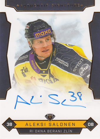 Salonen Aleksi 25-26 GOAL Cards Maxa liga Authentic Signature #ZLI-3