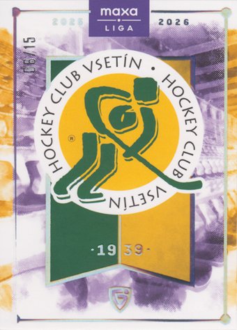 Vsetín 25-26 GOAL Cards Maxa liga Logo Platinum #C-1