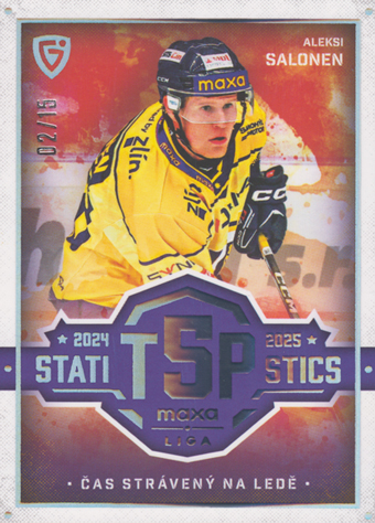 Salonen Aleksi 25-26 GOAL Cards Maxa liga Statistics Platinum #TOP-35