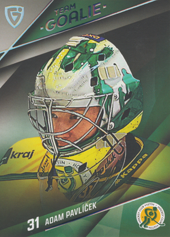 Pavlíček Adam 25-26 GOAL Cards Maxa liga Team Goalie Platinum #TG-29