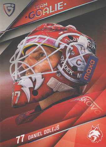 Dolejš Daniel 25-26 GOAL Cards Maxa liga Team Goalie Platinum #TG-30