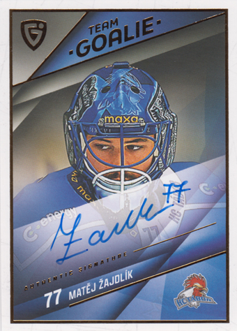 Žajdlík Matěj 25-26 GOAL Cards Maxa liga Team Goalie Auto #SG-16
