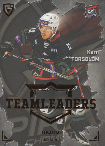 Forsblom Karri 25-26 GOAL Cards Maxa liga Team Leaders #TL-06