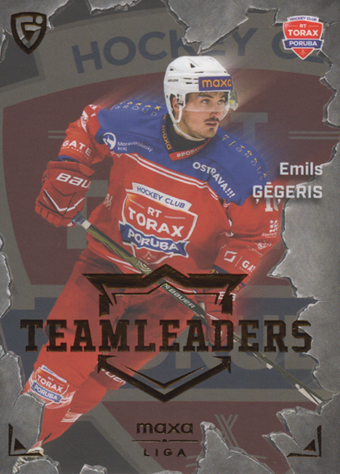 Ģēģeris Emīls 25-26 GOAL Cards Maxa liga Team Leaders #TL-14