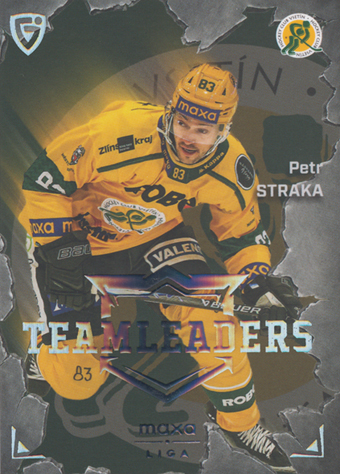 Straka Petr 25-26 GOAL Cards Maxa liga Team Leaders Platinum #TL-10