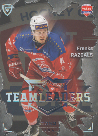 Razgals Frenks 25-26 GOAL Cards Maxa liga Team Leaders Platinum #TL-13