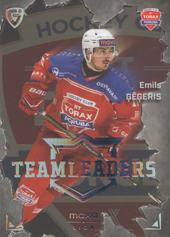 Ģēģeris Emīls 25-26 GOAL Cards Maxa liga Team Leaders Platinum #TL-14