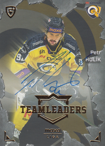 Holík Petr 25-26 GOAL Cards Maxa liga Team Leaders Auto #TL-08