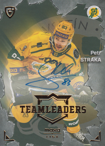 Straka Petr 25-26 GOAL Cards Maxa liga Team Leaders Auto #TL-10