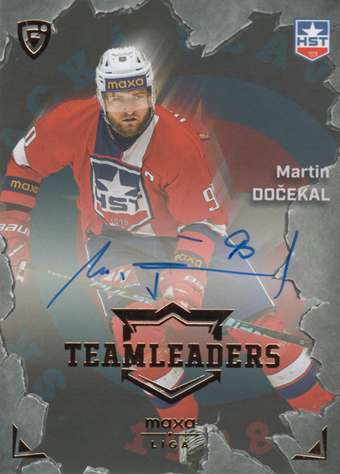 Dočekal Martin 25-26 GOAL Cards Maxa liga Team Leaders Auto #TL-12