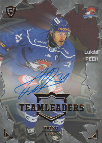 Pech Lukáš 25-26 GOAL Cards Maxa liga Team Leaders Auto #TL-27
