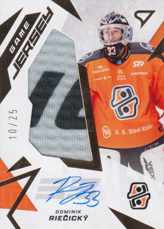 Riečický Dominik 25-26 Tipsport Liga Game Jersey Auto #GJS-RI