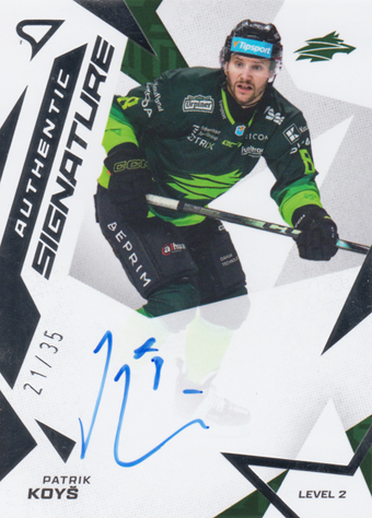 Koyš Patrik 25-26 Tipsport Liga Authentic Signature Level 2 #SL2-PK