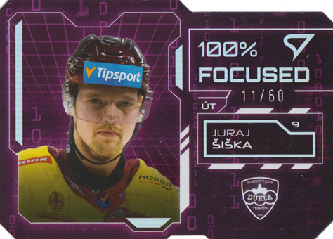 Šiška Juraj 25-26 Tipsport Liga 100% Focused Rainbow Silver #FS-13
