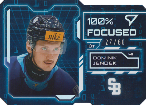 Jendek Dominik 25-26 Tipsport Liga 100% Focused Rainbow Silver #FS-15