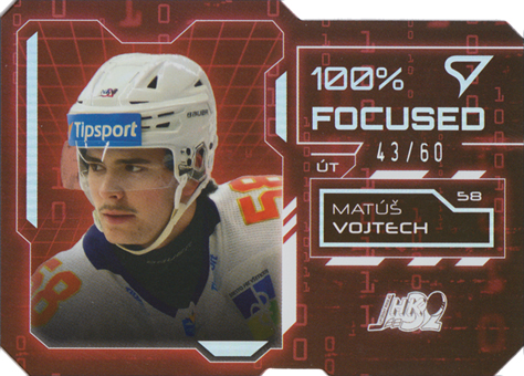 Vojtech Matúš 25-26 Tipsport Liga 100% Focused Rainbow Silver #FS-17