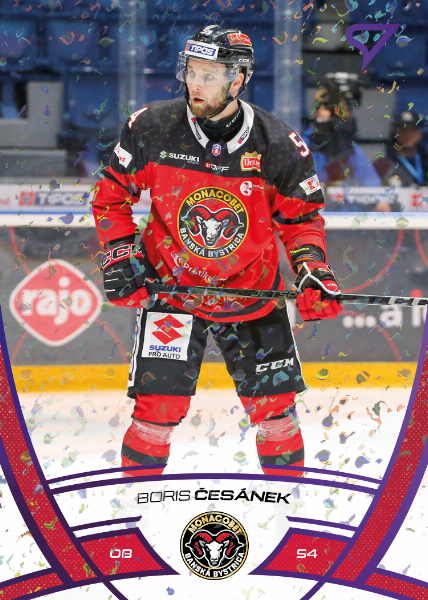 Česánek Boris 24-25 Tipos Extraliga Purple #111