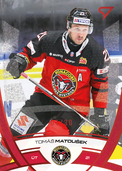 Matoušek Tomáš 24-25 Tipos Extraliga Red #121