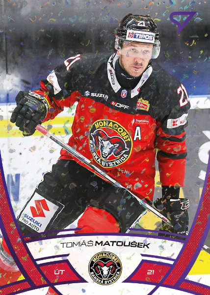 Matoušek Tomáš 24-25 Tipos Extraliga Purple #121