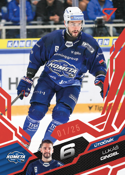 Cingel Lukáš 25-26 Tipsport Extraliga Red #8