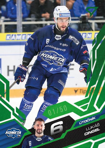 Cingel Lukáš 25-26 Tipsport Extraliga Green #8