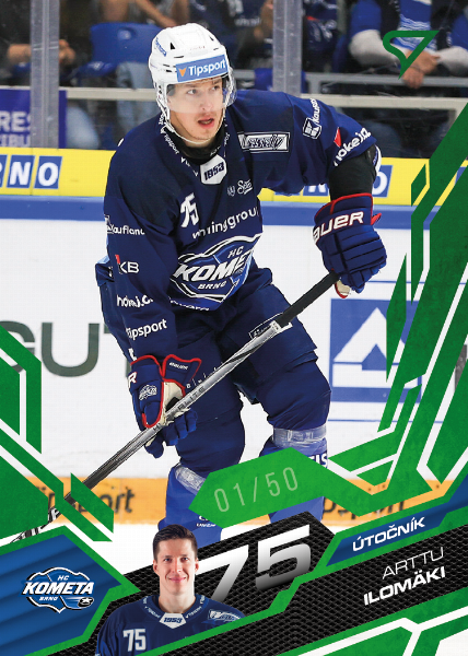 Ilomäki Arttu 25-26 Tipsport Extraliga Green #11