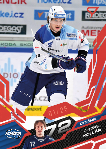 Kollár Andrej 25-26 Tipsport Extraliga Red #12