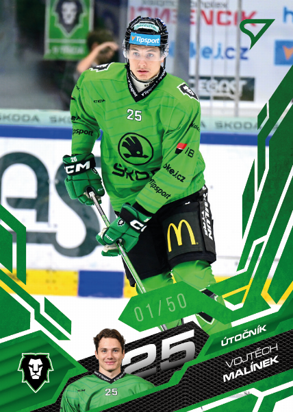 Malínek Vojtěch 25-26 Tipsport Extraliga Green #120