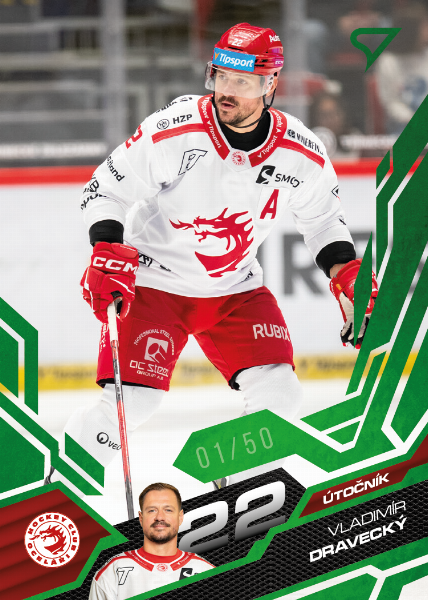 Dravecký Vladimír 25-26 Tipsport Extraliga Green #136