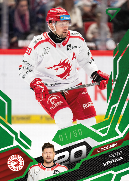 Vrána Petr 25-26 Tipsport Extraliga Green #144