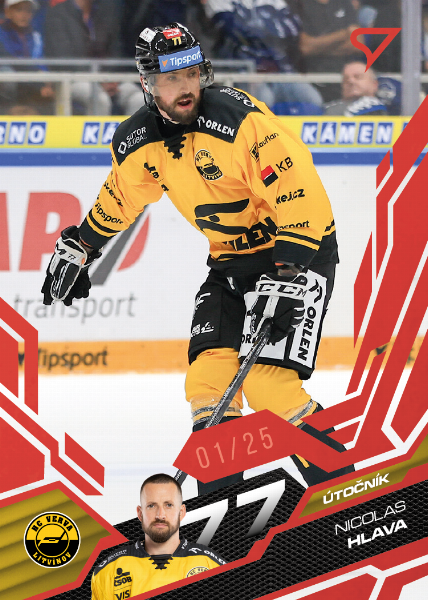 Hlava Nicolas 25-26 Tipsport Extraliga Red #154