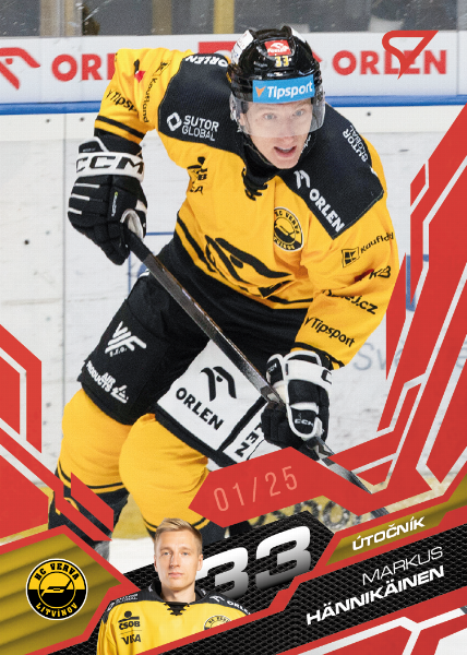 Hännikäinen Markus 25-26 Tipsport Extraliga Red #156