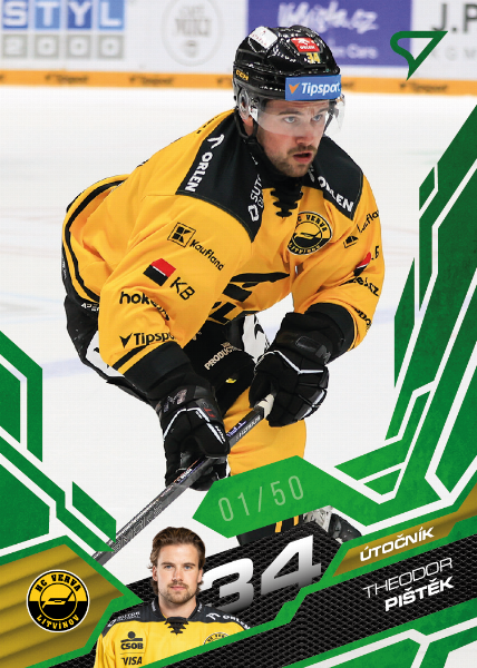 Pištěk Theodor 25-26 Tipsport Extraliga Green #161