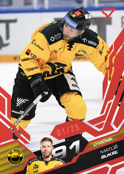 Sukeľ Matúš 25-26 Tipsport Extraliga Red #162