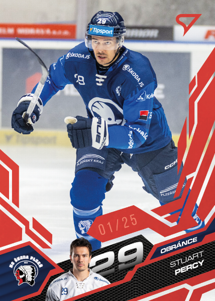 Percy Stuart 25-26 Tipsport Extraliga Red #168